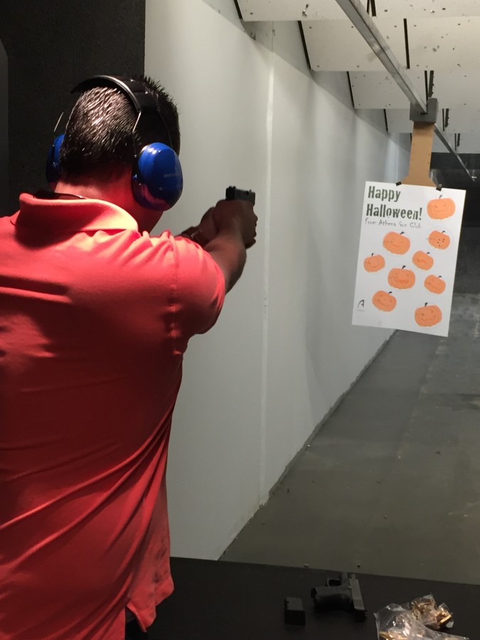 Shooting the GLOCK 43 Athena Gun Club (courtesy The Truth About Guns)