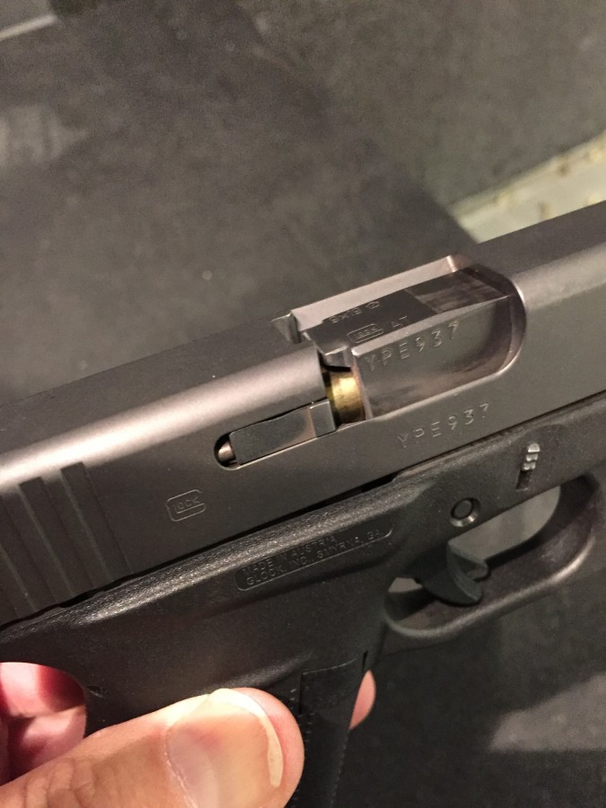 GLOCK 43 squib load (courtesy The Truth About Guns)