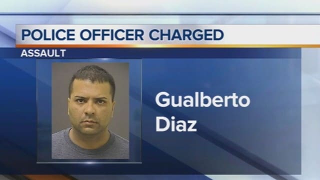 Baltimore police officer charged with dometic violence (courtesy abc2news.com)
