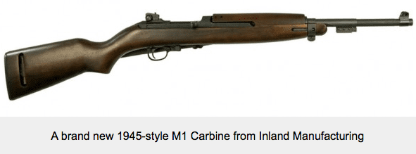M1 Carbine (courtesy ammoland.com)