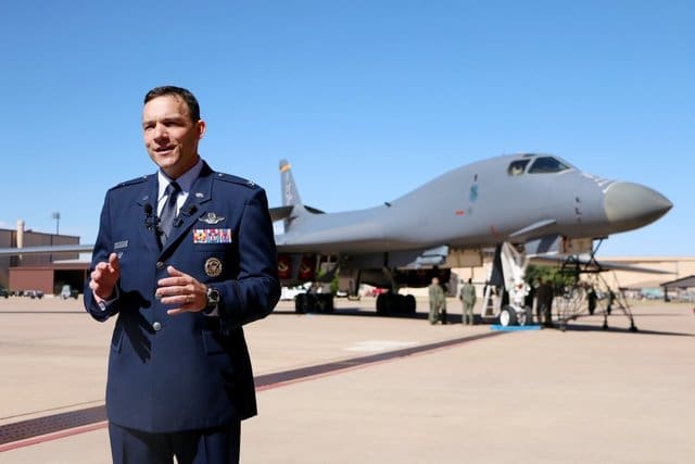 Col. David Benson, 7th Bomb Wing commander (courtesy reporternews.com)