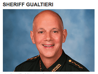 Pineals County Sheriff Gaultieri (courtesy pcsoweb.com)