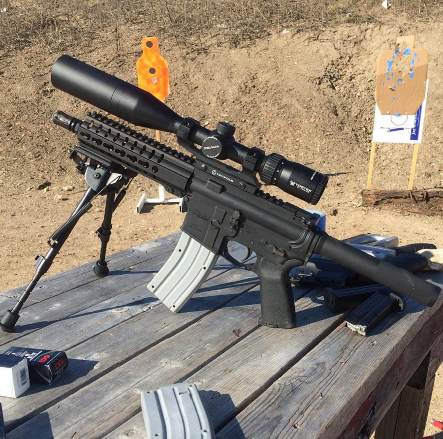 CMMG PDW .22 LR 9" Upper in situ (courtesy The Truth About Guns)