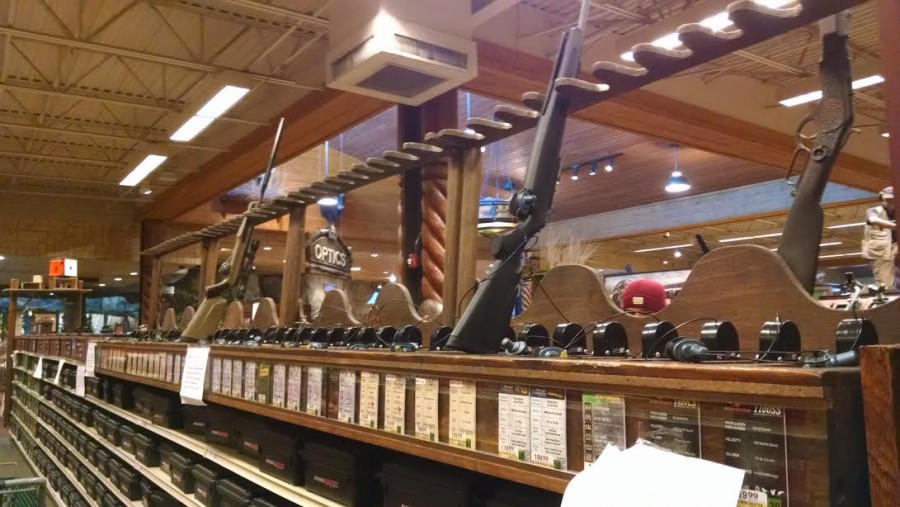 Cabela's BB gun rack CA (courtesy The Truth About Guns)