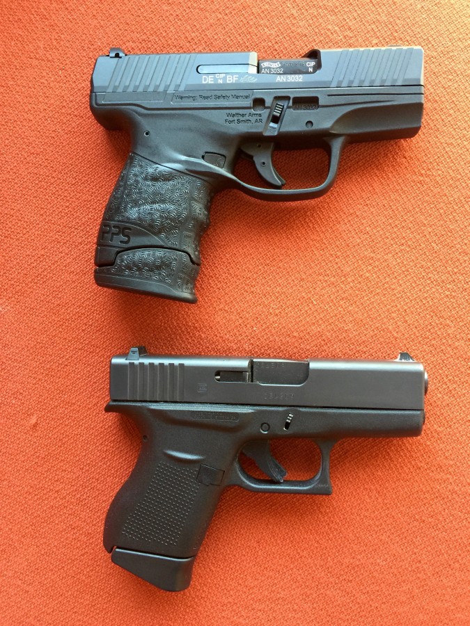 Walther PPS M2 and GLOCK 43 (courtesy The Truth About Guns)