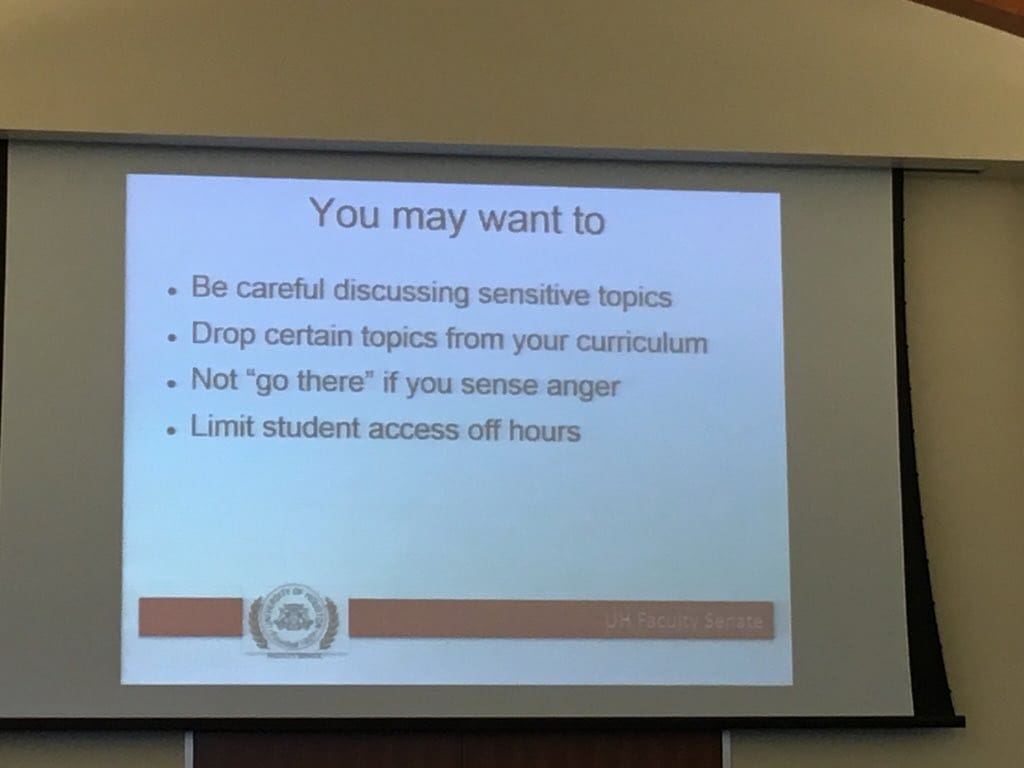 University of Texas campus carry slide show (courtesy twitter.com)