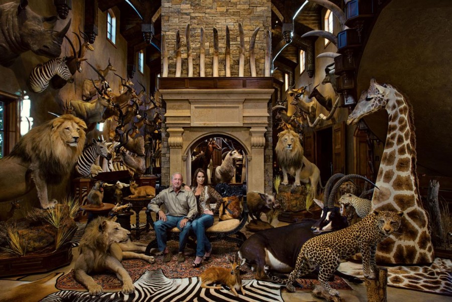 "Texas oilman and hunter Kerry Krottinger, seen here with his wife Libby" (courtesy news.nationalgeographic.com)
