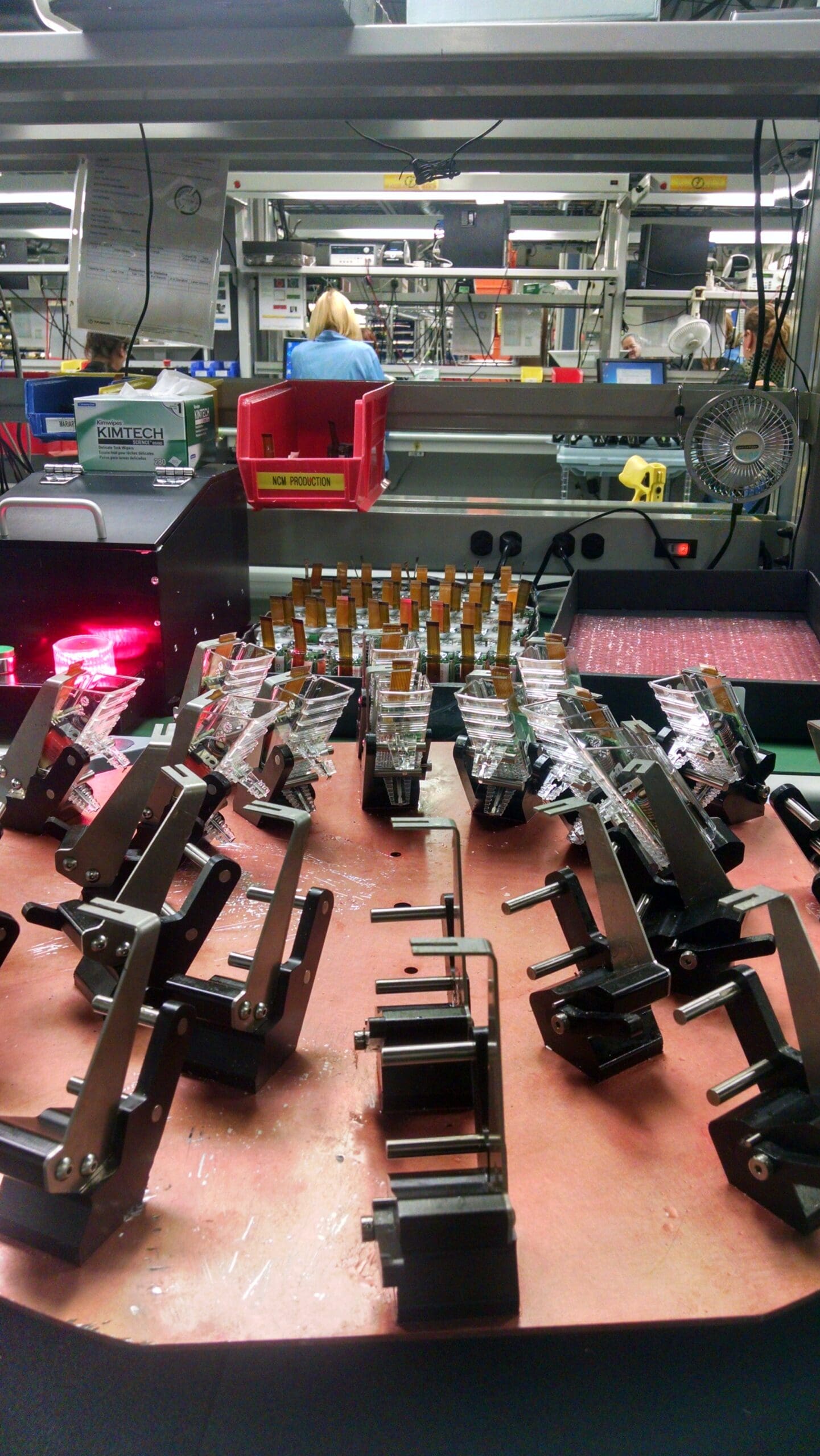 TASER assembly line (courtesy Josh Wayner)
