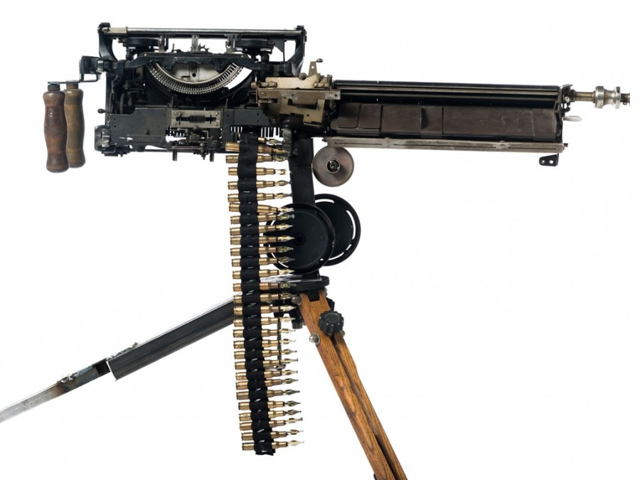 Steampunk machine gun (courtesy thecreatorsproject.vice.com)