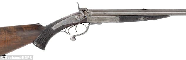 Quenn Victoria's gift gun (courtesy dailymail.co.uk)