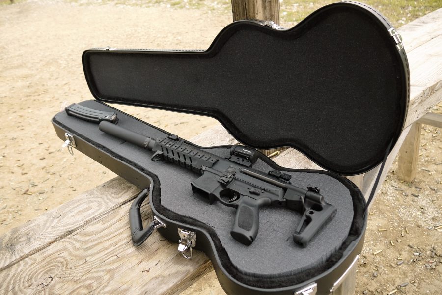 cedar mill firearms lightweight ar 15 discreet concealment guitar rifle gun...
