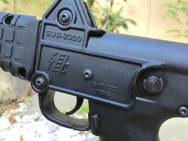Receiver, Kel-Tec SUB-2000 (courtesy The Truth About Guns)