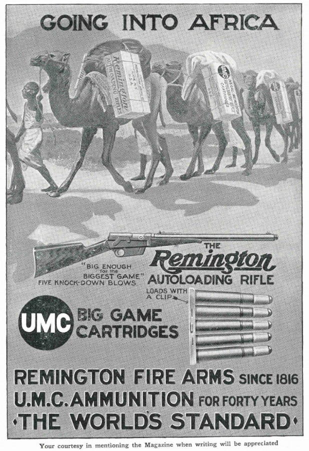 Remington ad (courtesy National Geo≠graphic)