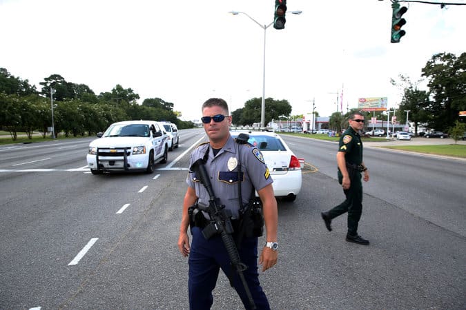 Baton Rouge police (courtesy nytimes.com)