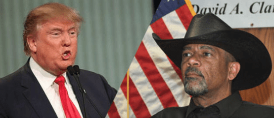 Donald Trump and Sheriff Joe Clarke (courtesy newstalk1130.iheart.com)/