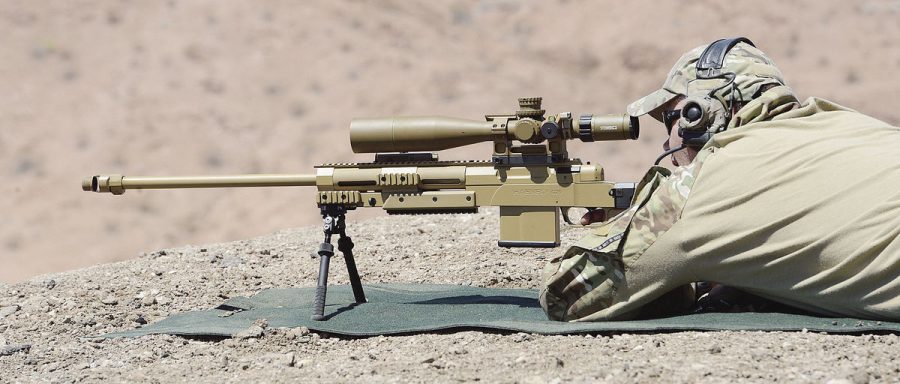 Special Forces soldiers from the German Army are at Yuma Proving Ground testing a new G-29 sniper rifle (courtesy yumasun.com)