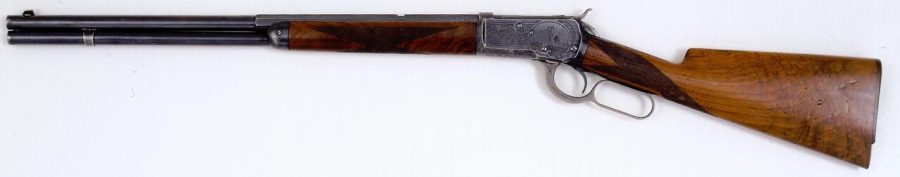 Annie Oakley's famous smoothbore rifle (courtesy centerofthewest.org)