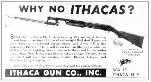 Ithaca ad (courtesy americanrifleman.com)
