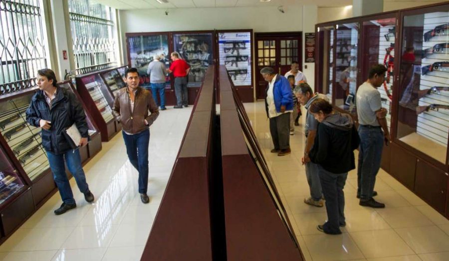 Mexico's only gun store (courtesy AP)