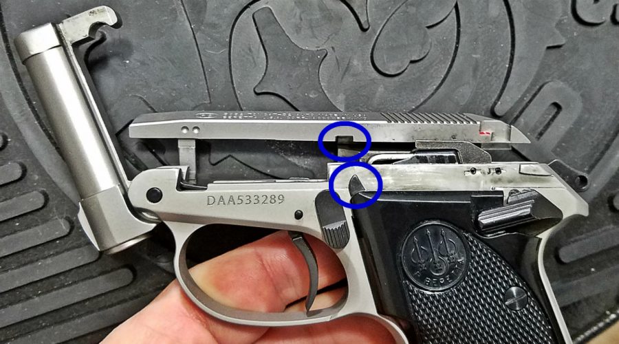 Beretta Tomcat Inox Frame Cracked