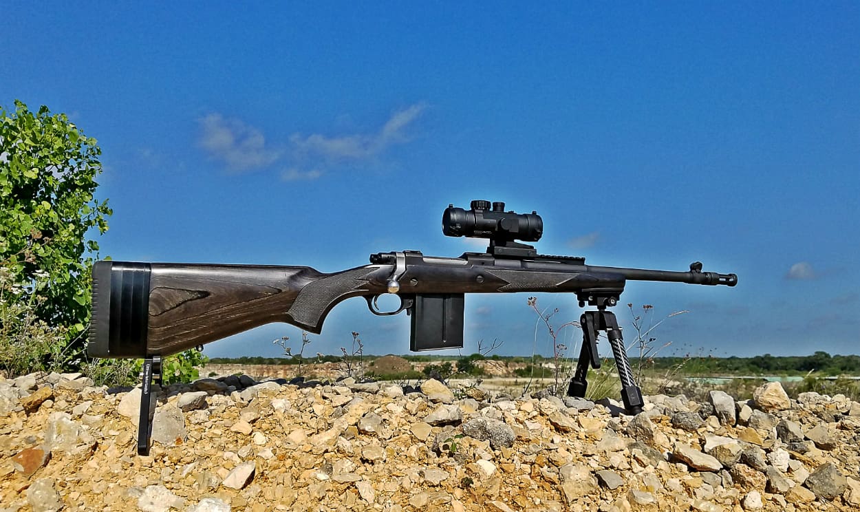 Related image of Ruger Gunsite Scout Rifle 308 Vs 450 Bushmaster Youtube.