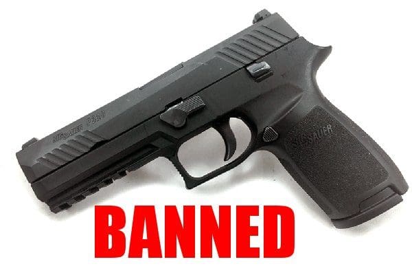 Sig P320 banned from GSL Defense Training