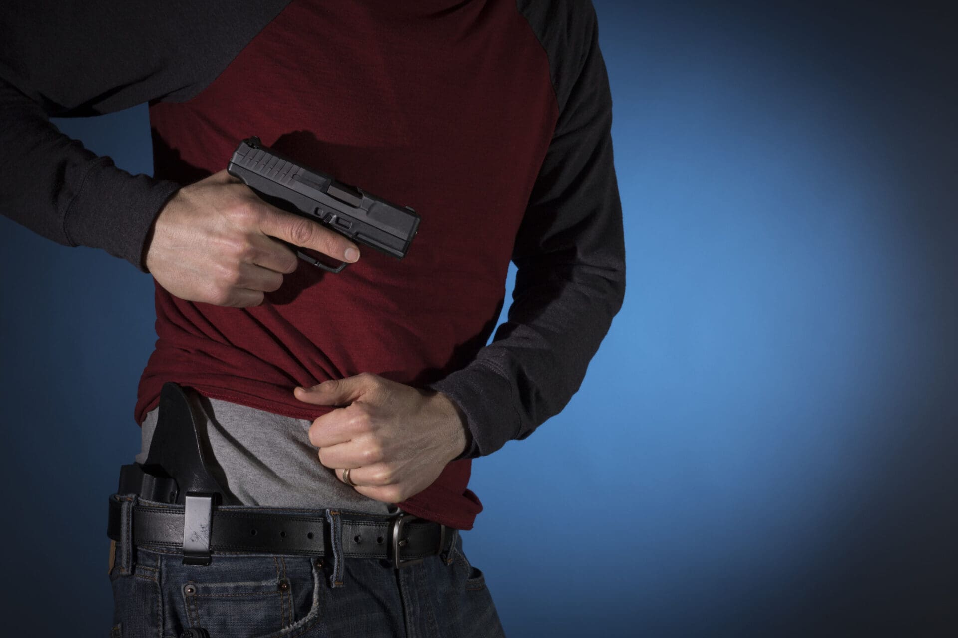 Concealed carry IWB holster