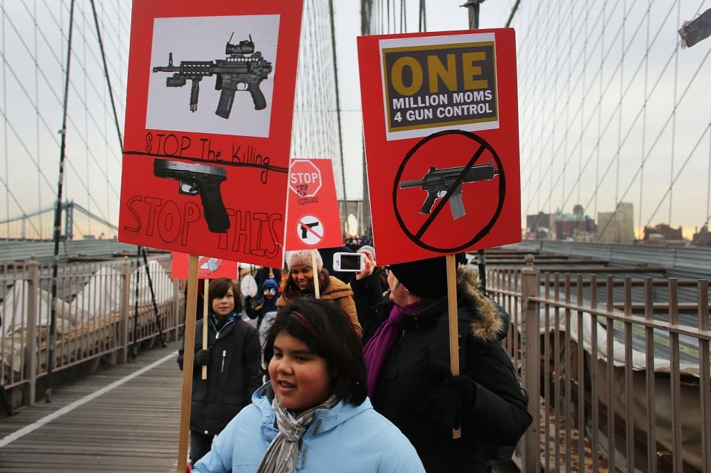 How the gun control debate mirrors larger political debate. 