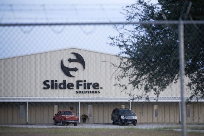 Bump stock maker Slide Fire Solutions of Moran, Texas