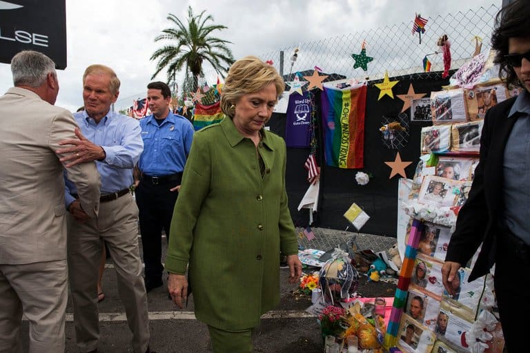 Presidential candidate Hillary Clinton was sure the time for gun control had arrived after the Pulse Nightclub shooting. 