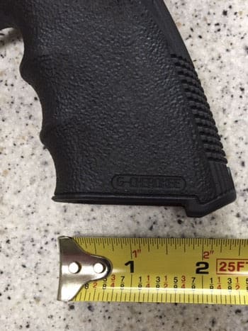 BUL G Cherokee 9mm pistol grip size