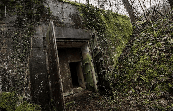 Hitler's French bunker (courtesy dailymail.co.uk)