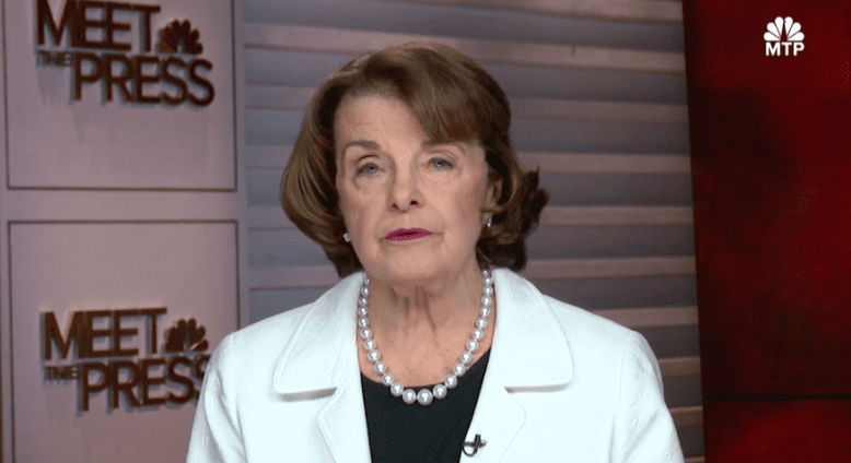 Diane Feinstein doesn't know of any laws that would have prevented the Las Vegas massacre. (courtesy NBC News)