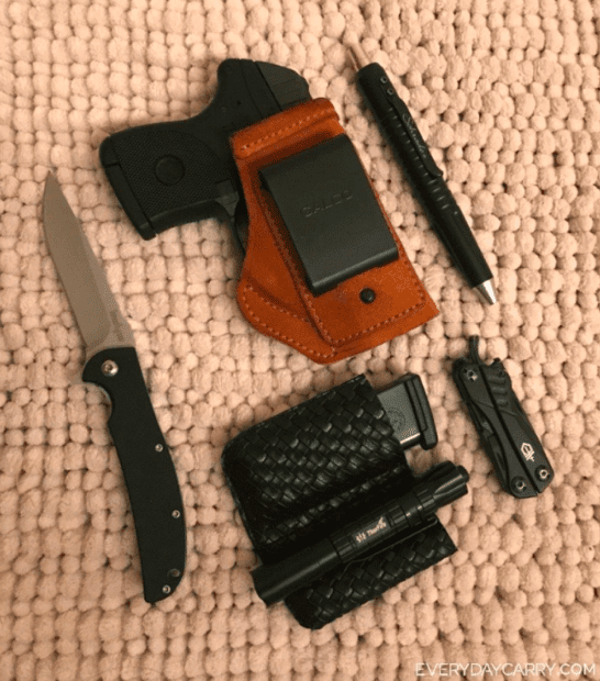 John's everyday carry gear featuring a Ruger LCP
