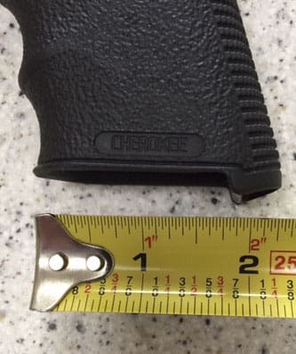 BUL Cherokee 9mm pistol grip size