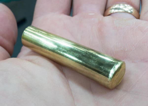 This brass “cup” is about to become a Sig Sauer 6.5mm Creedmoor case (courtesy ammoland.com)