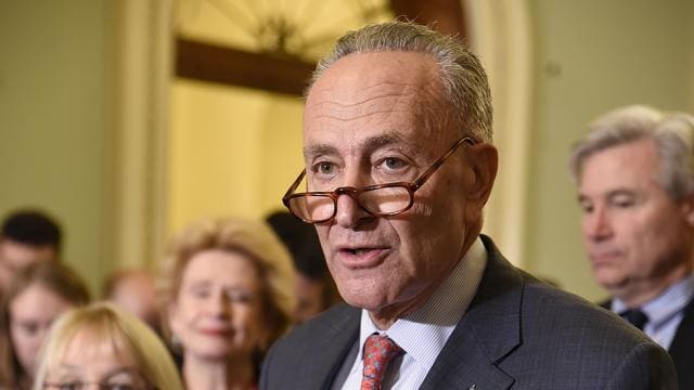 Chuck Schumer wants Democrats to keep far away from gun control before the midterm elections. 