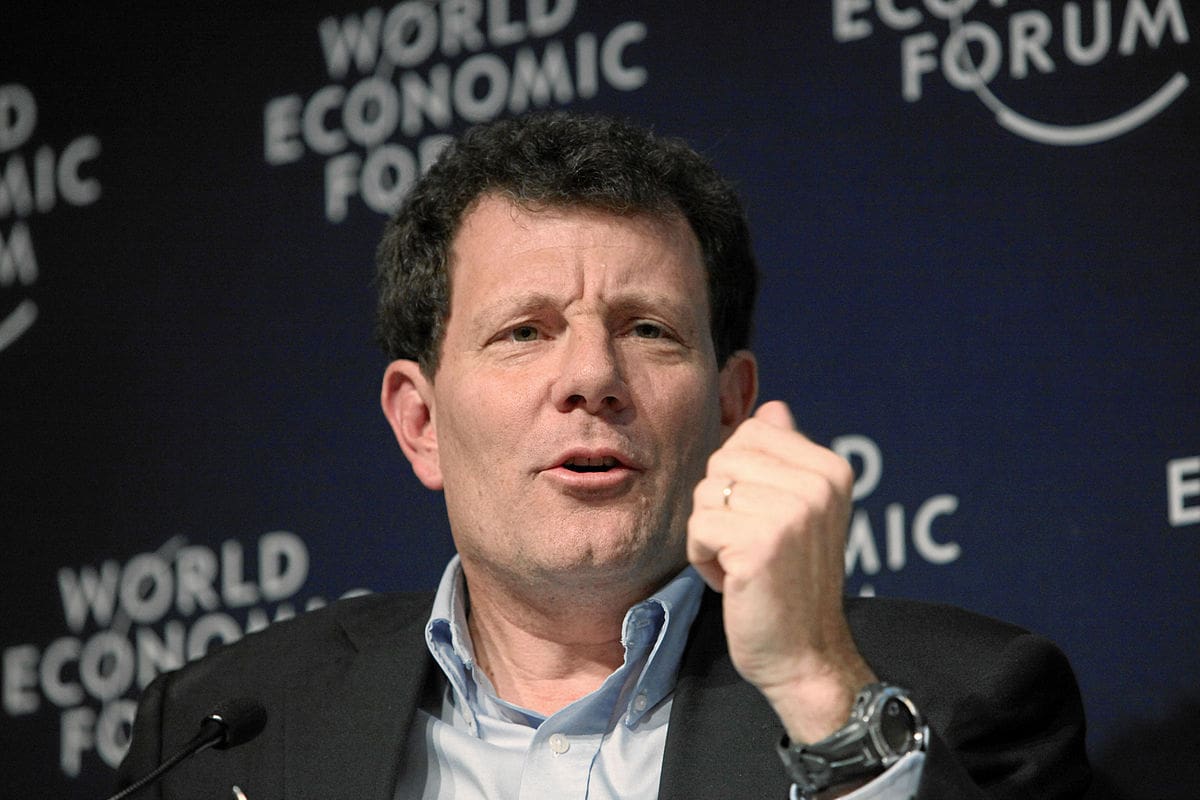 The NYT's Nicholas Kristof pushed gun control after the NY City terrorist truck attack.