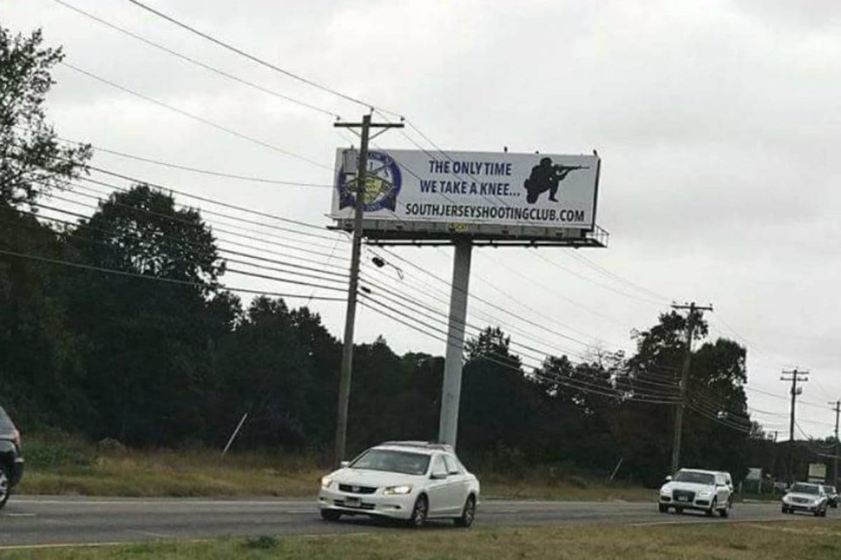 Allegedly racist pro-gun billboards in south New Jersey