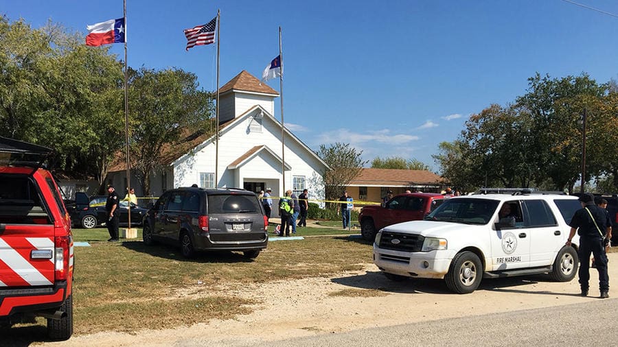 First Baptist Church in Sutherland Springs, Texas
