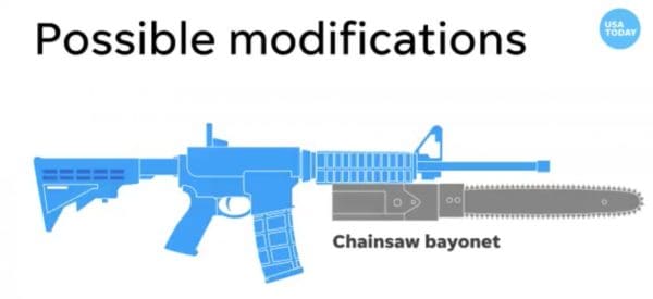 The USA Today chainsaw bayonet