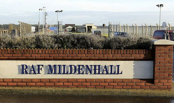 Shots Fired by Air Force personnel at RAF Mildenhall in 