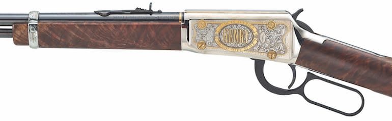 Henry Repeating Arms' millionth .22 lever action rifle left side