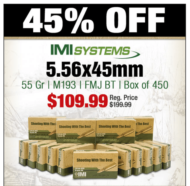 IMI ammo on sale at Midway