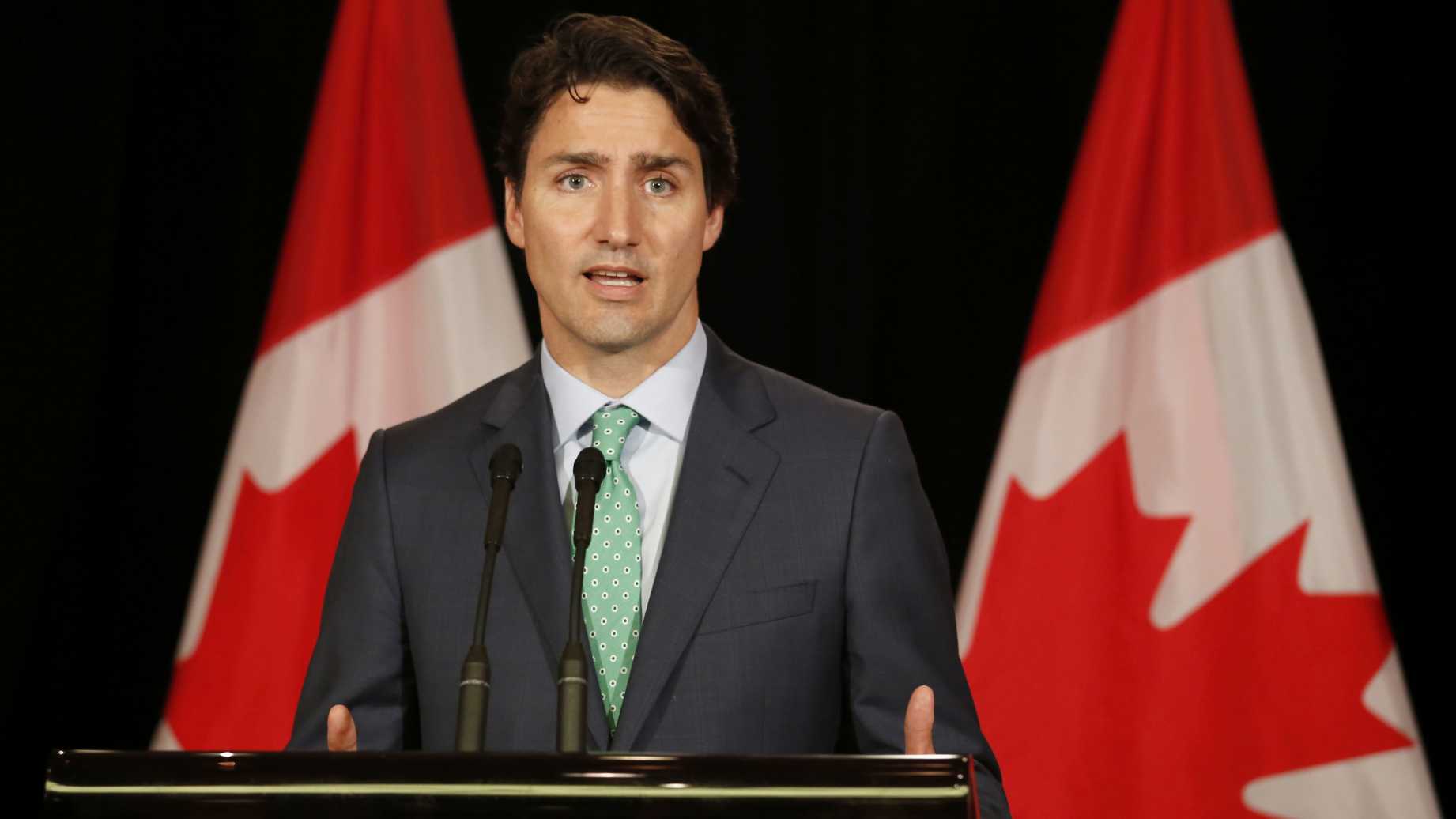 Canadian shooting victims what PM Trudeau to "do something" about guns (courtesy dailywire.com and AP)