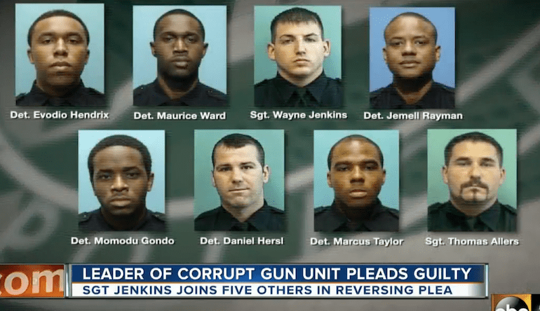 Baltimore cops charged with corruption (courtesy youtube.com)