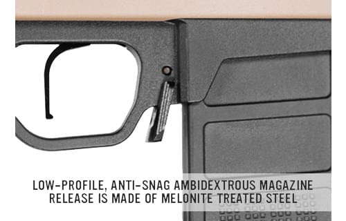 Magpul Pro 700 rifle chassis mag release (courtesy magpul.com)