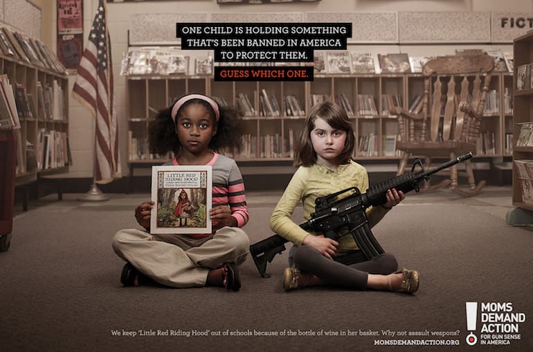 Moms Demand Action for Gun Sense in America print ad (