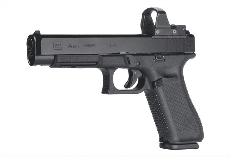 New GLOCK 34MOS Gen 5 9mm pistol