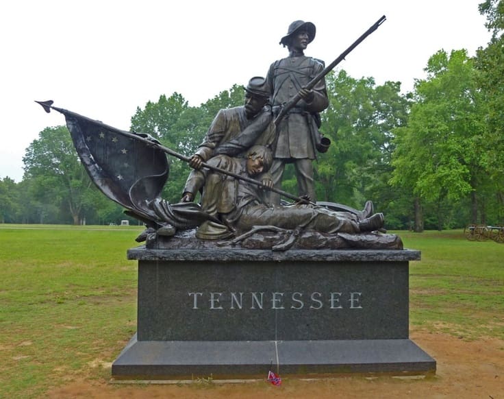 Shiloh memorial, Tennessee (courtesy pinterest.com)